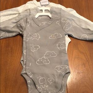 Set of 3 Carter’s Long-sleeves Onesies